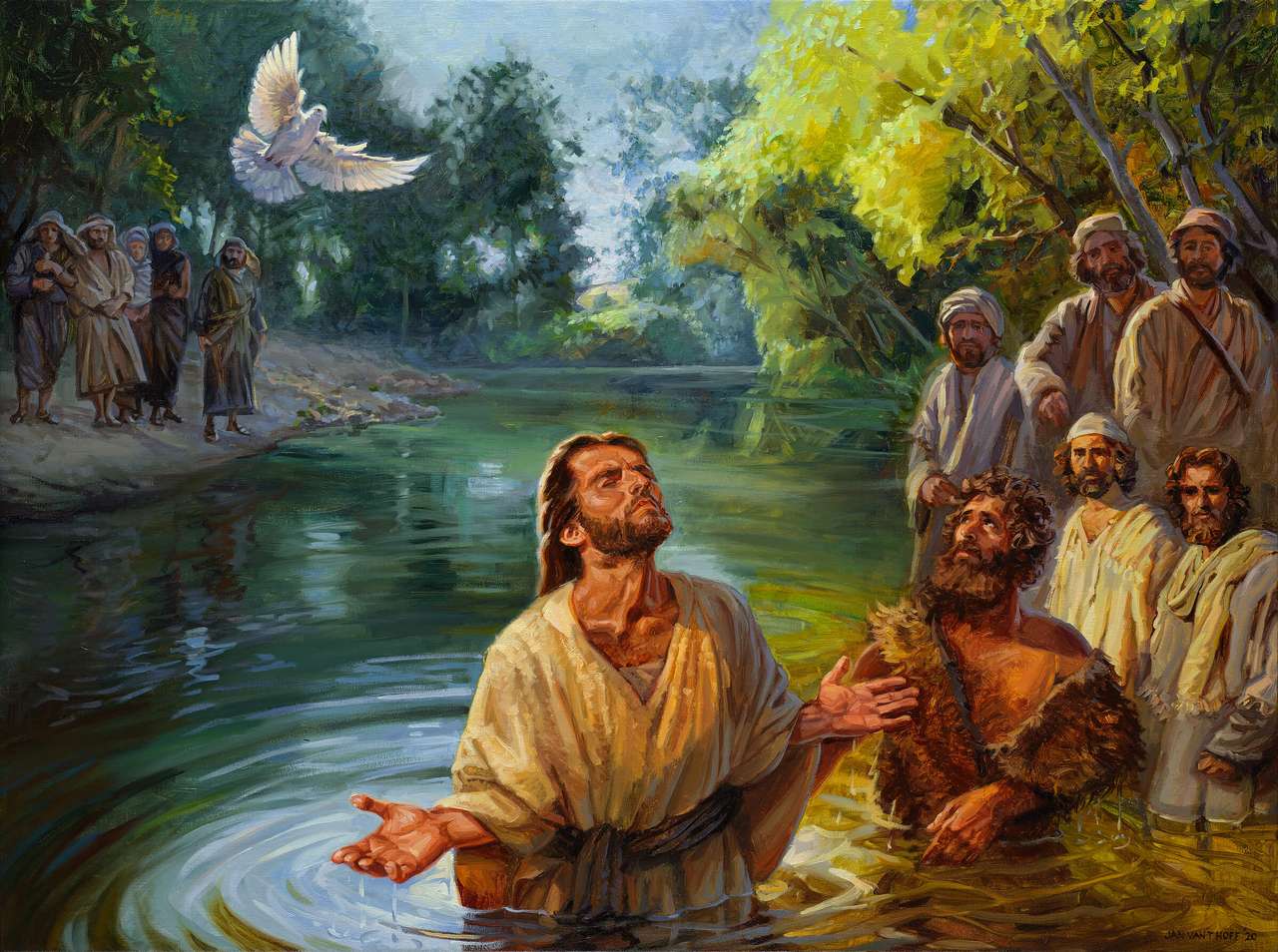 Εικόνα βάπτισης online παζλ