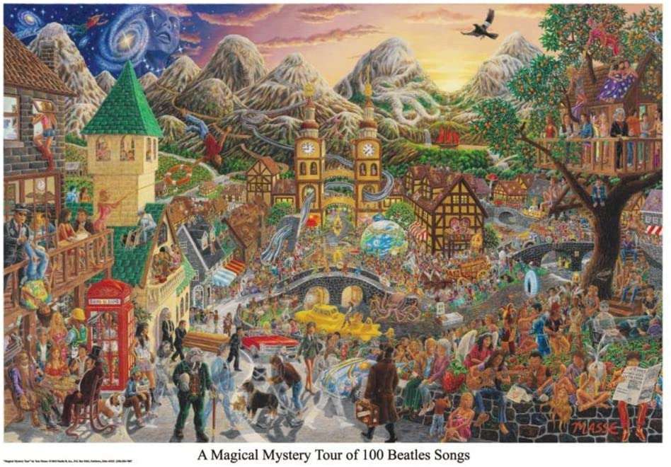 Turneul Magical Mystery Beatles puzzle online