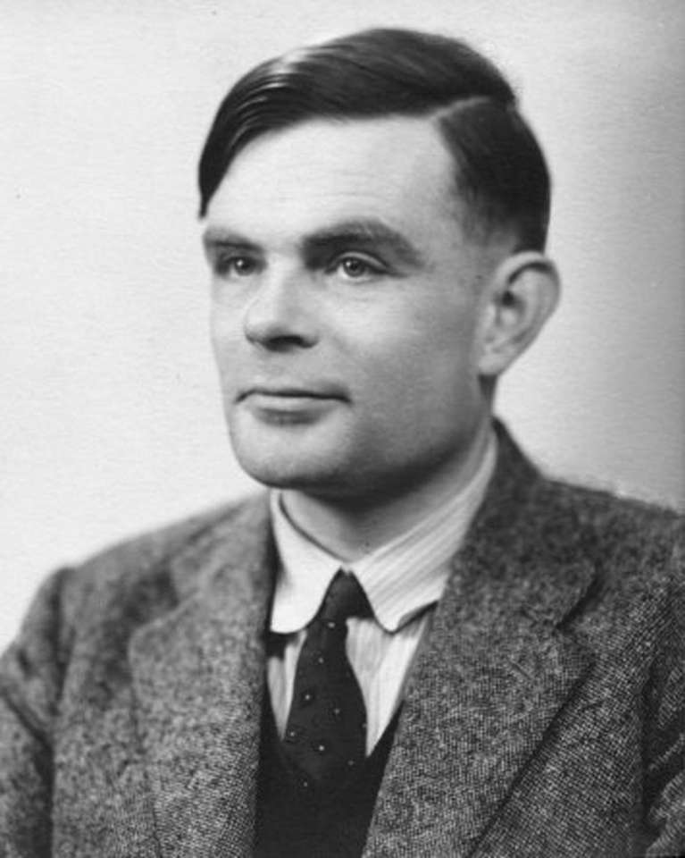 Alan Turing puzzle online z fotografie