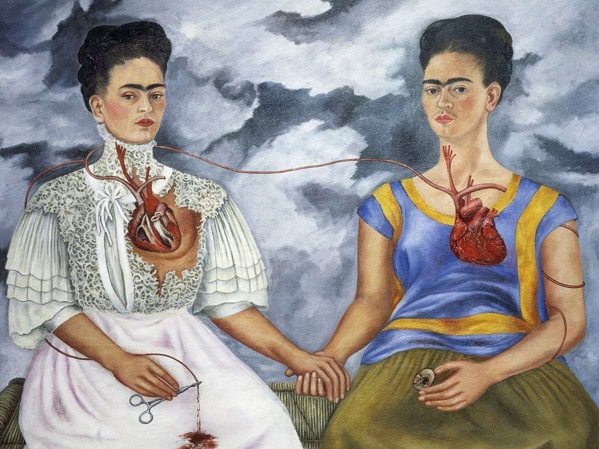 Pusselkonstverk Frida Kahlo Pussel online