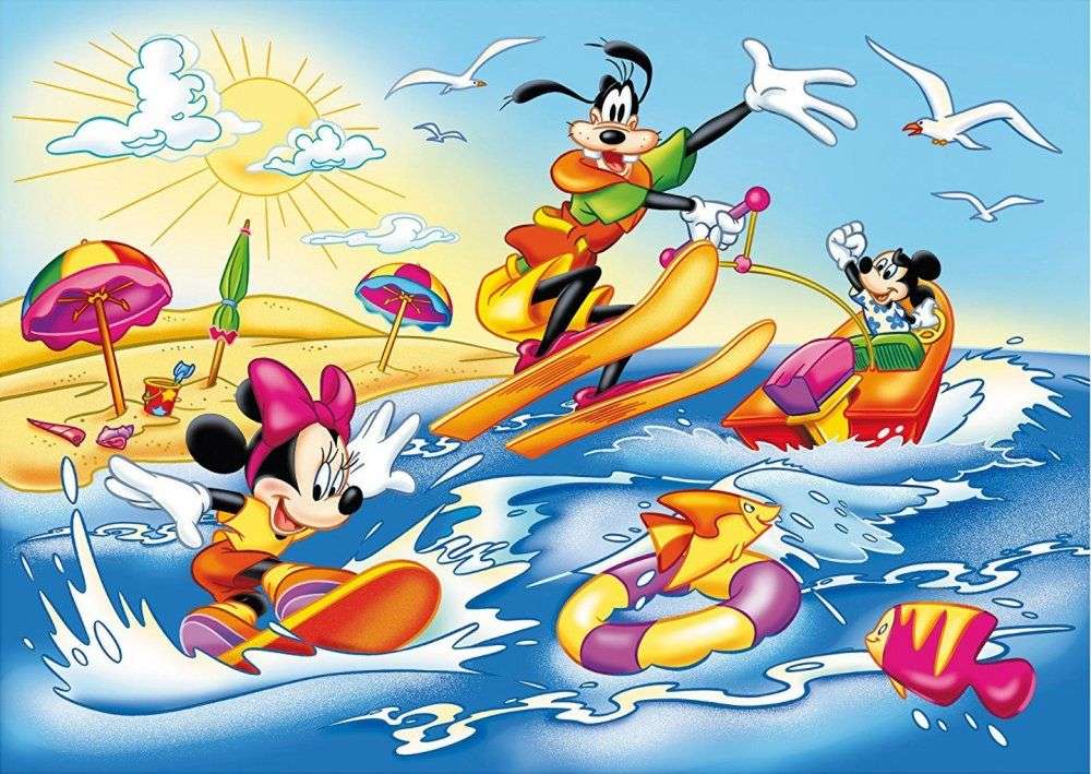 Mickey Mouse-puzzel puzzel online van foto
