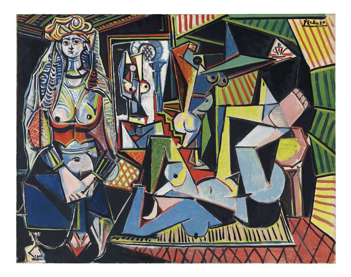 Picassova malba puzzle z fotografie