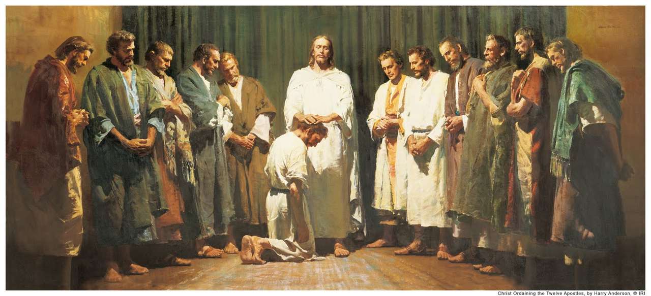 Christus en apostelen online puzzel