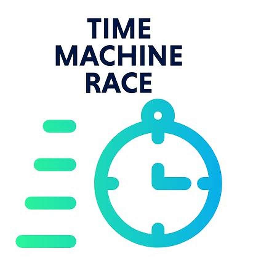 състезание с машина на времето онлайн пъзел от снимка