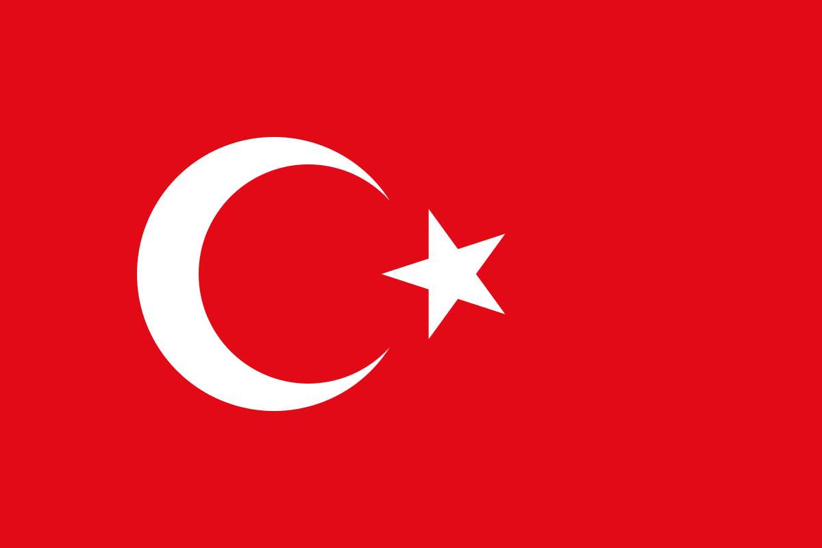 Puzzle cu steagul Turciei puzzle online din fotografie