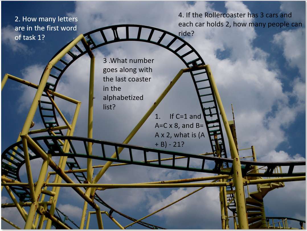 Roller Coaster Puzzle online puzzle