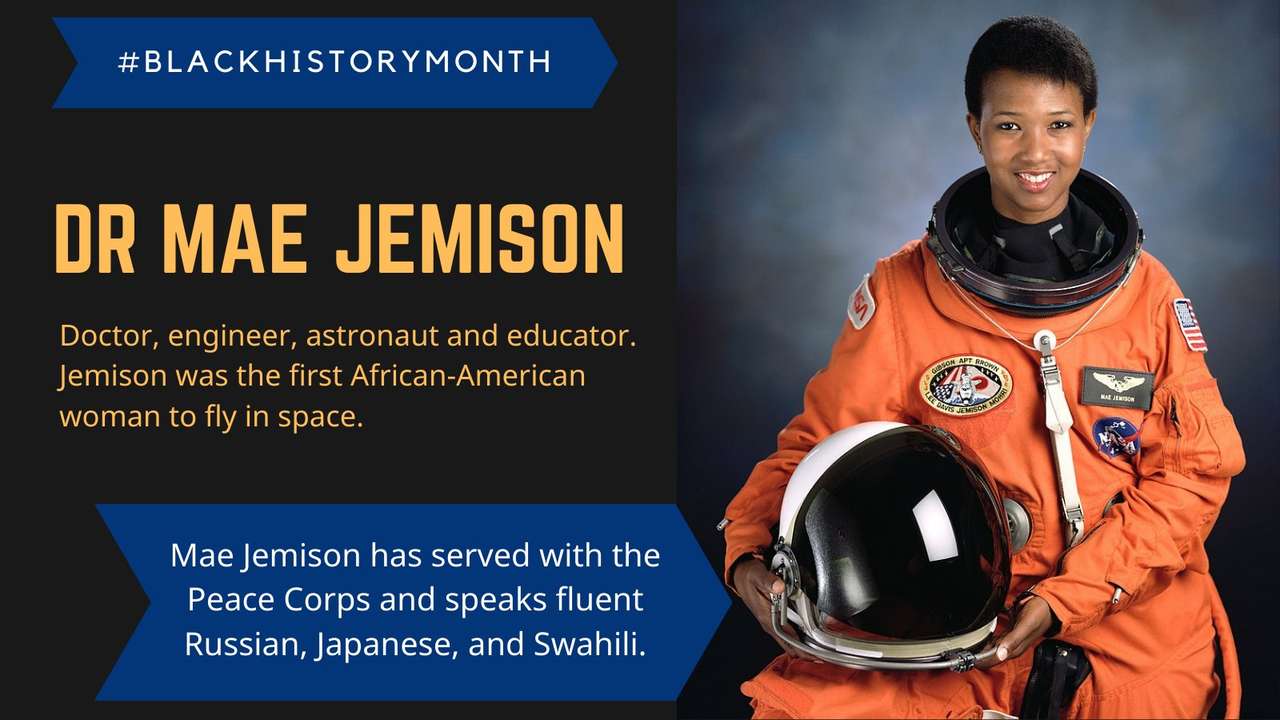 Mae Jemison puzzle online from photo