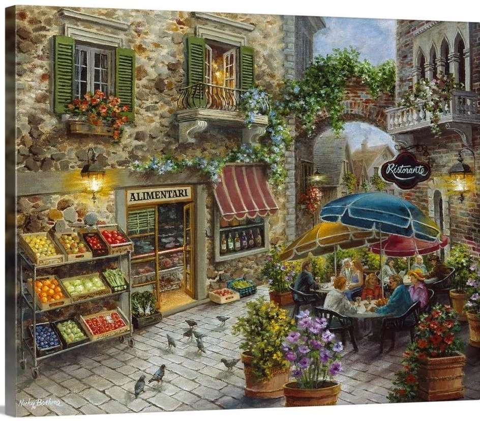 Une petite villa en Italie puzzle en ligne à partir d'une photo