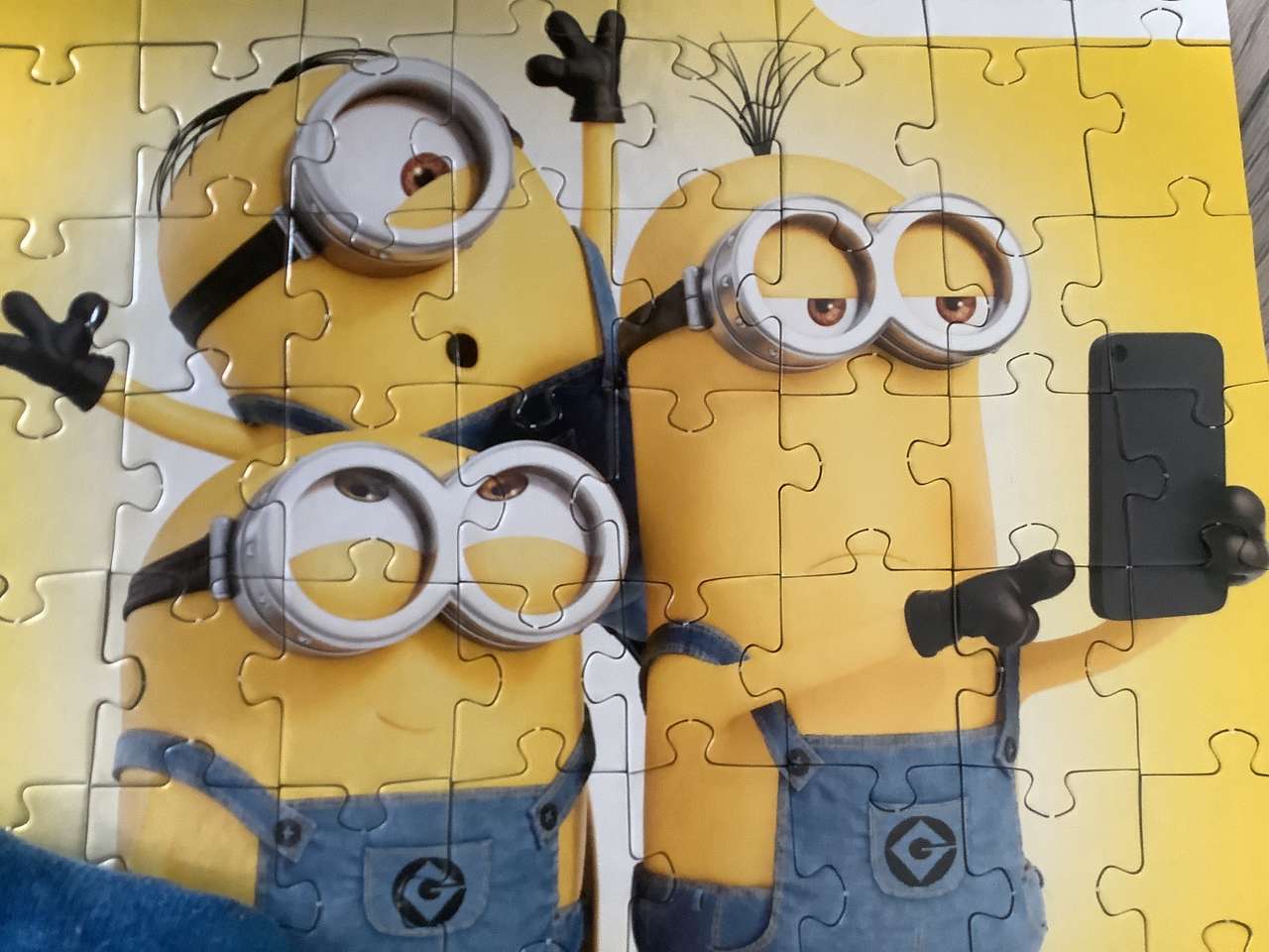 Minions puzzle online puzzle