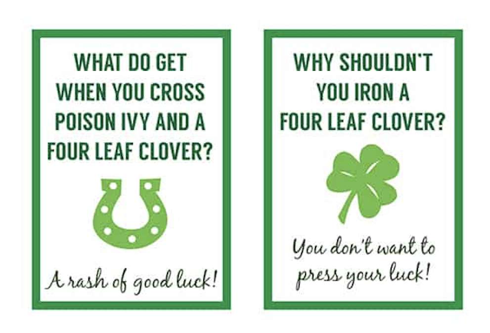 St. Patrick's Day Riddles puzzle online from photo
