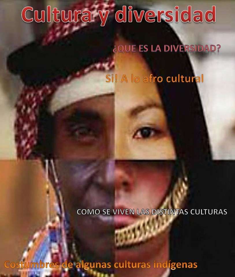 Cultural diversity puzzle online from photo
