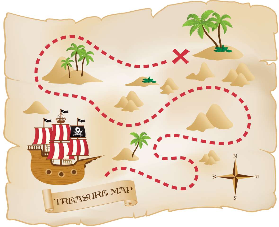 mapa de viagem puzzle online
