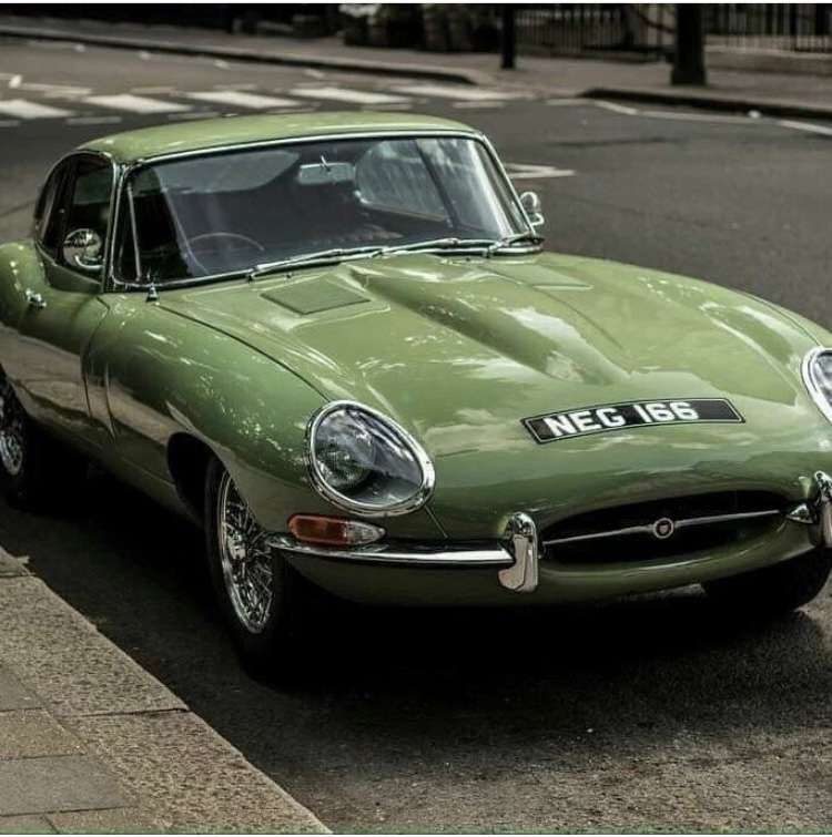 My jag E type puzzle online from photo