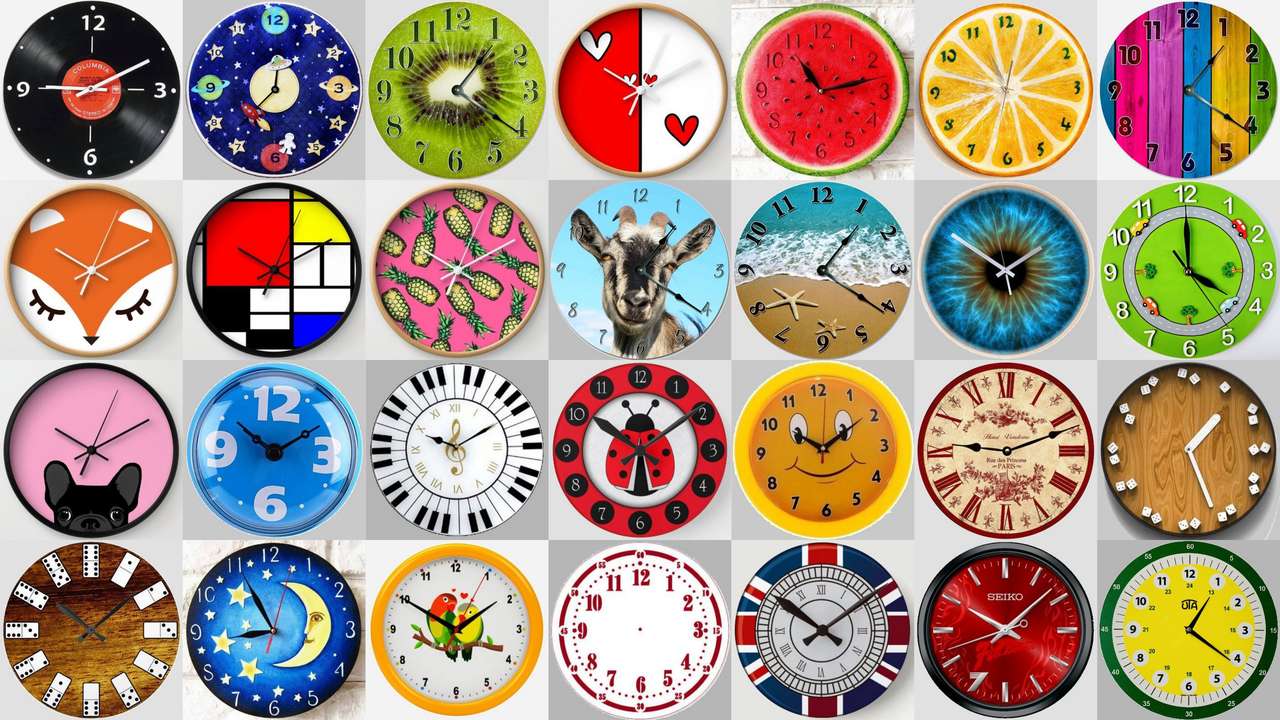 Horloges IV puzzle en ligne