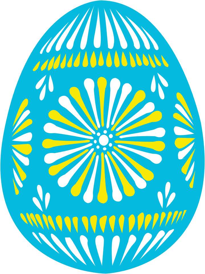 Easter egg puzzle online from photo