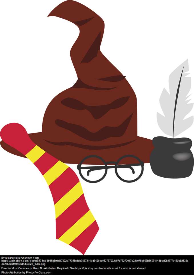 Hatt trollscarf glasögon pussel online från foto