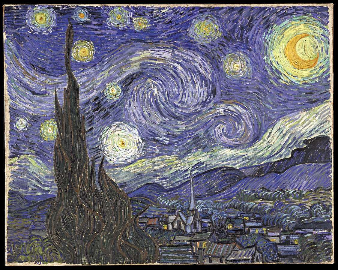 Starry Night online puzzle