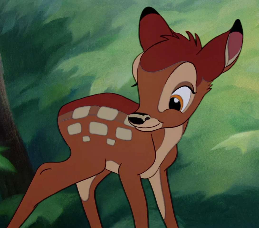 Bambi cervo puzzle online