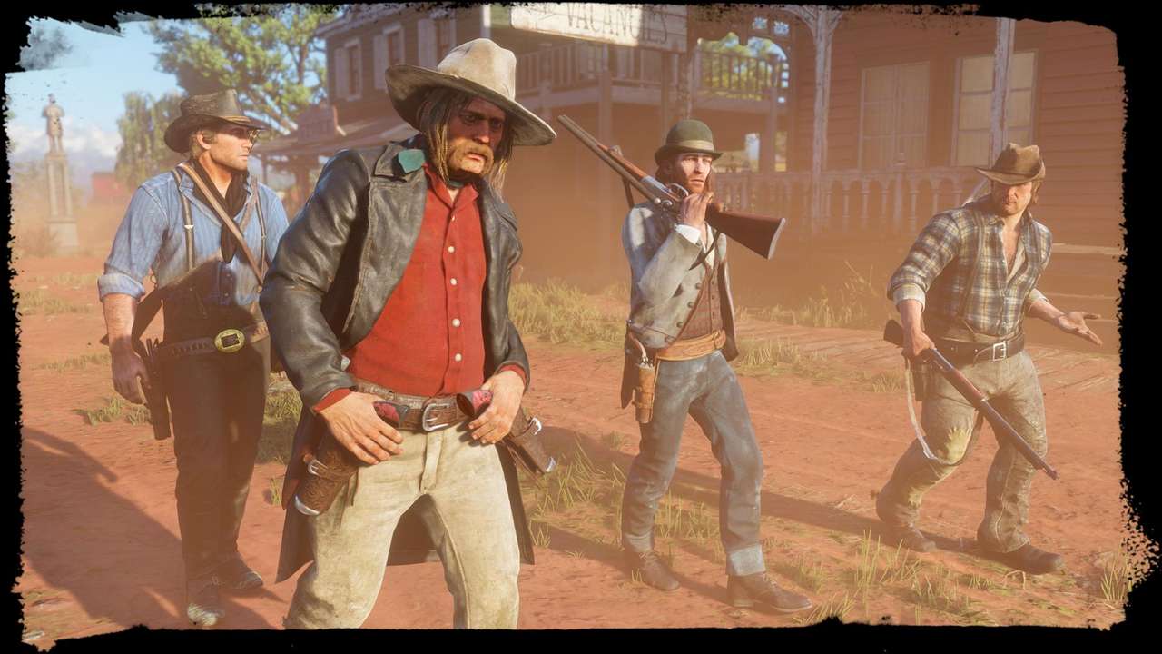 Red Dead puzzle online from photo