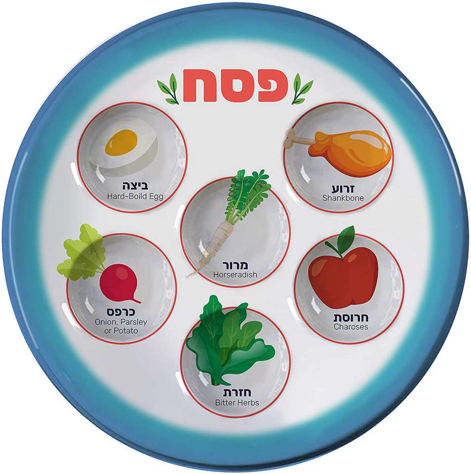 Seder Plate puzzle online from photo