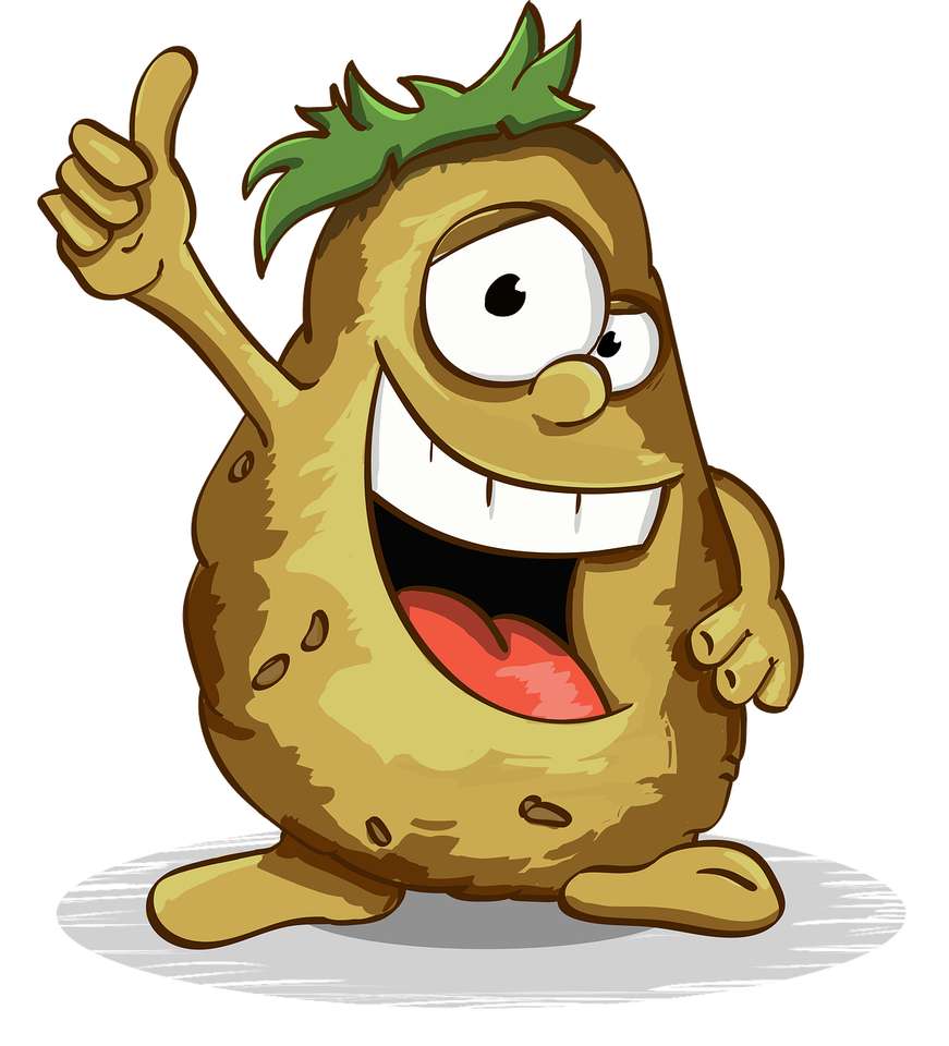 Glad potatis 2 pussel online från foto