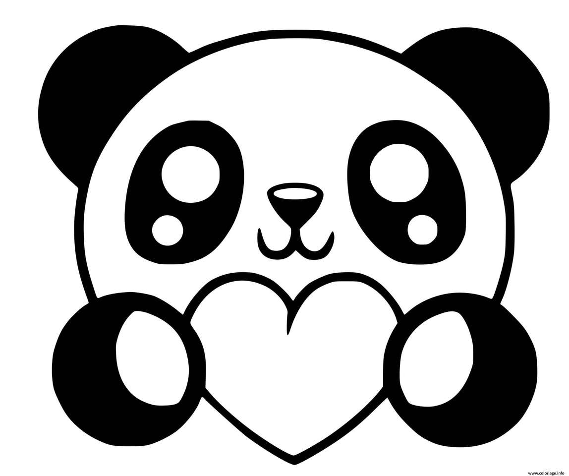 panda rouge puzzle en ligne à partir d'une photo