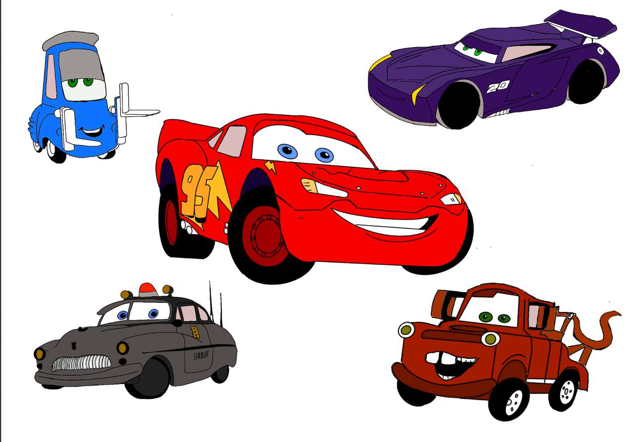 Cars the puzzle puzzle online from photo