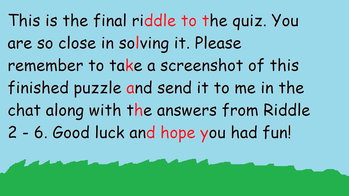 Indovinello 6 puzzle online