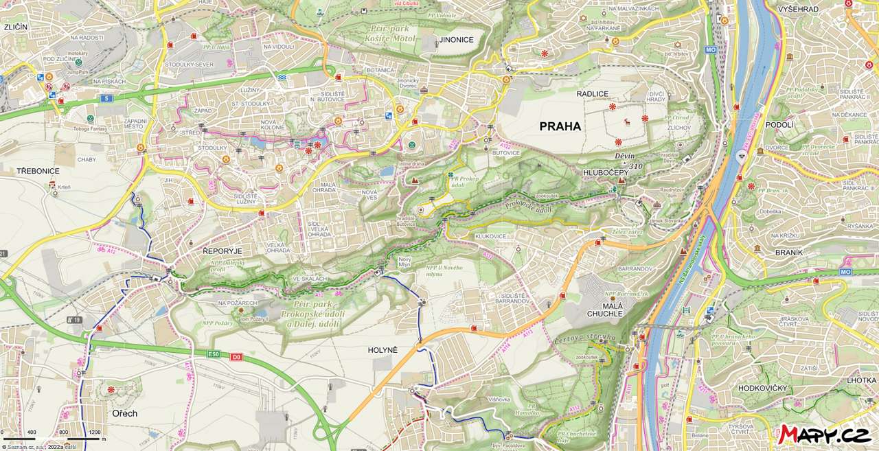 Prague, south-west puzzle online from photo