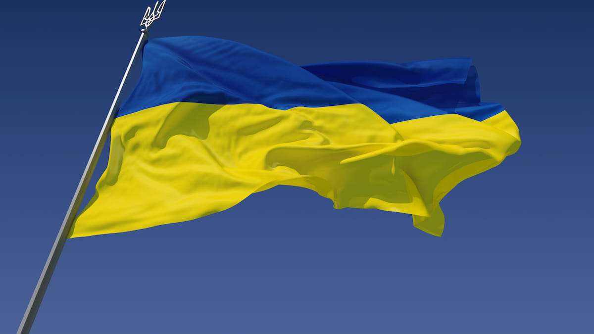 Ukrán zászló online puzzle