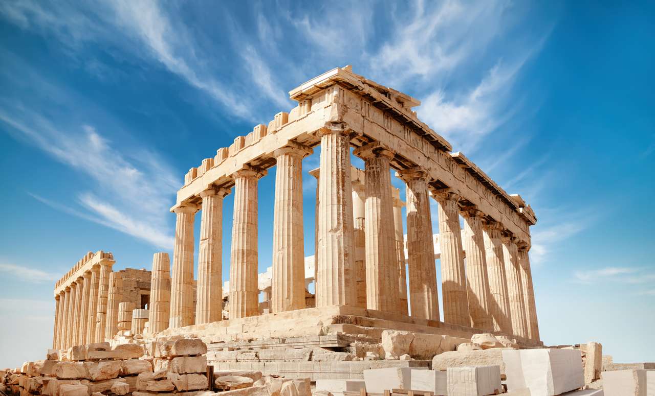 O Partenon puzzle online a partir de fotografia