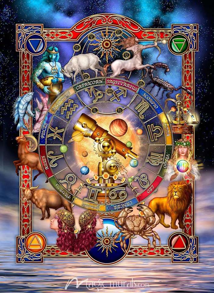 Signos de la astrología puzzle online a partir de foto