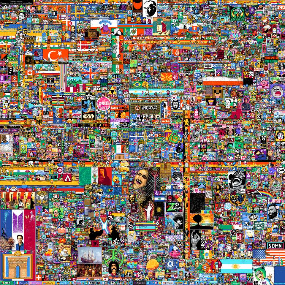 r/place mosaic puzzle online from photo