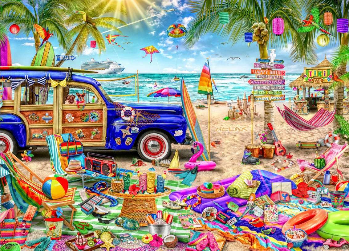 At The Beach online puzzle