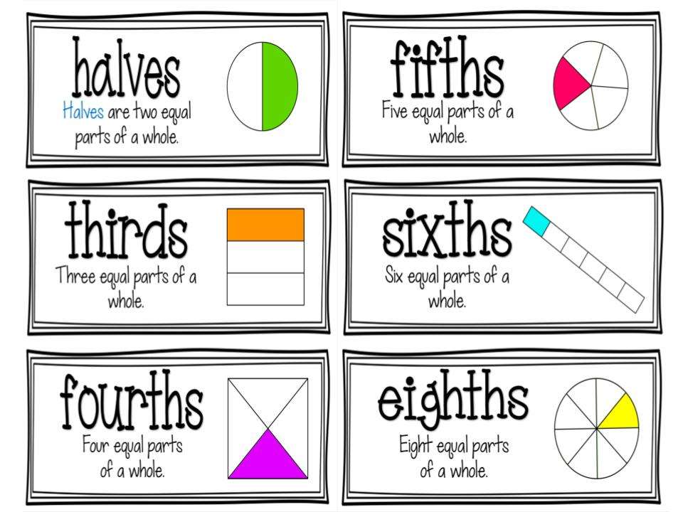 Fraction Vocabulary online puzzle