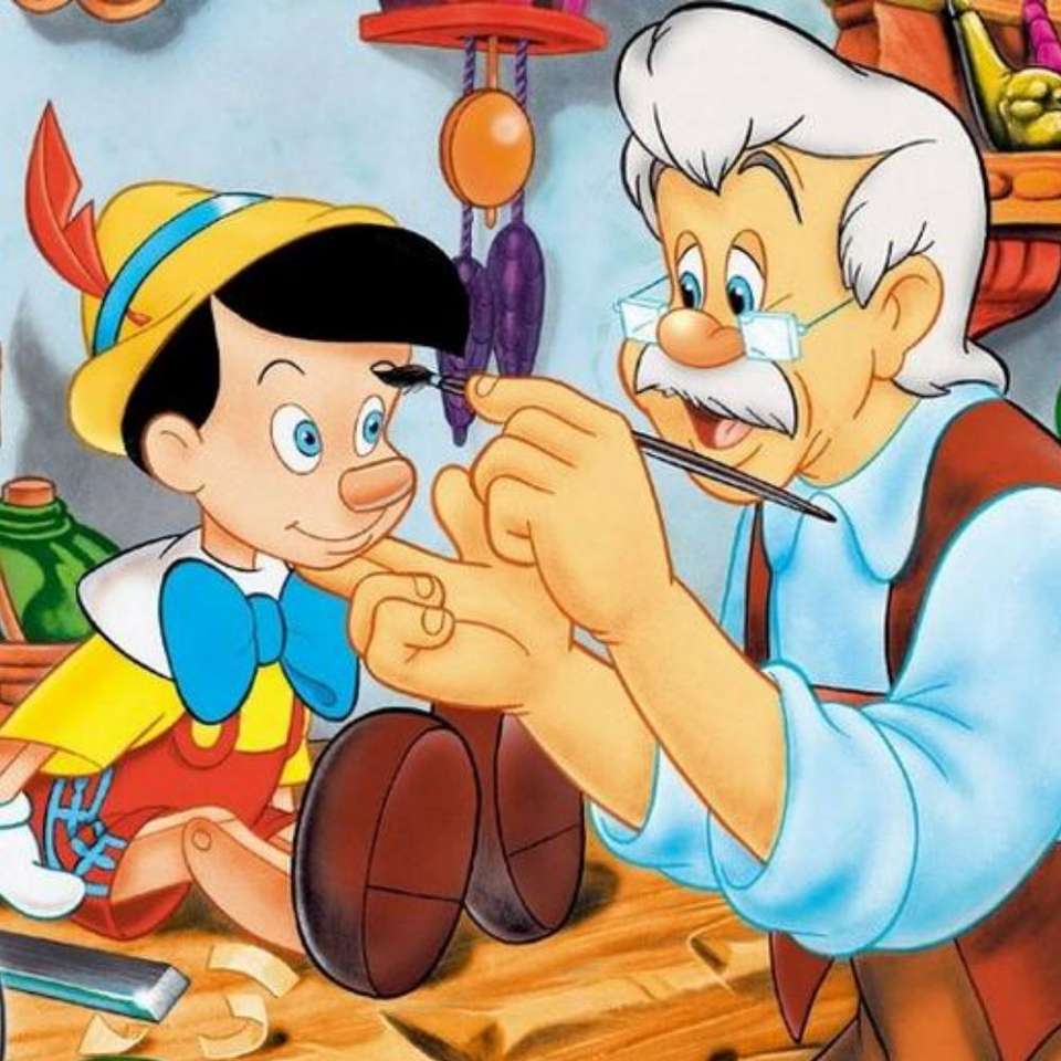 Die Abenteuer von Pinocchio Online-Puzzle