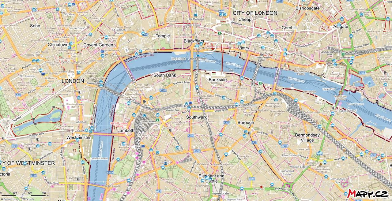 Londoner Innenstadt Online-Puzzle
