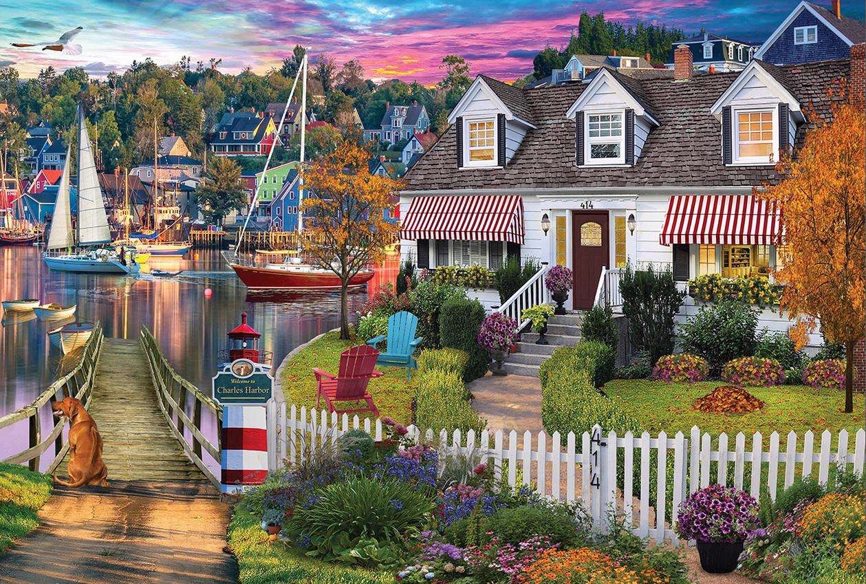 A Little House By The Sea puzzle from photo