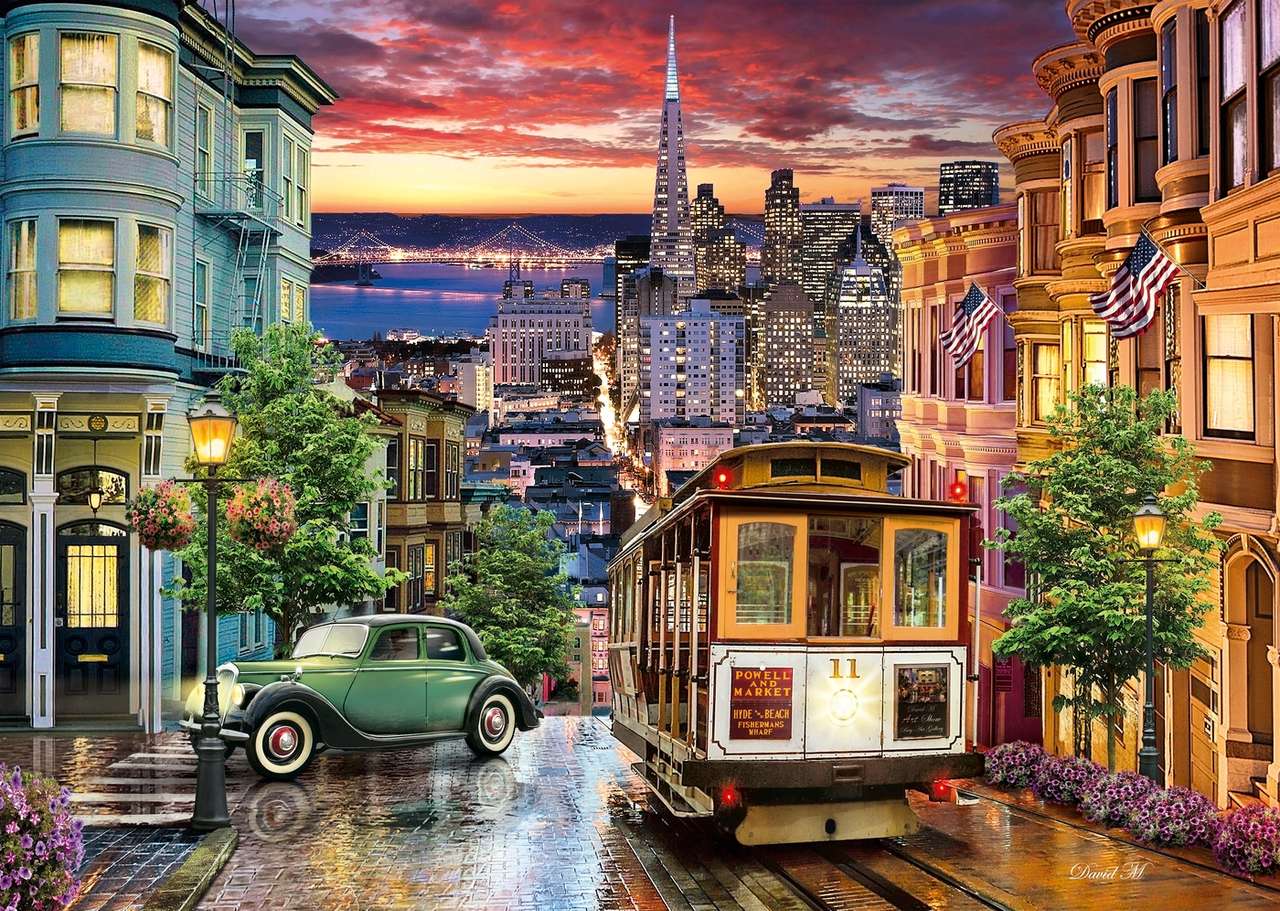 San Francisco California Land puzzle online from photo