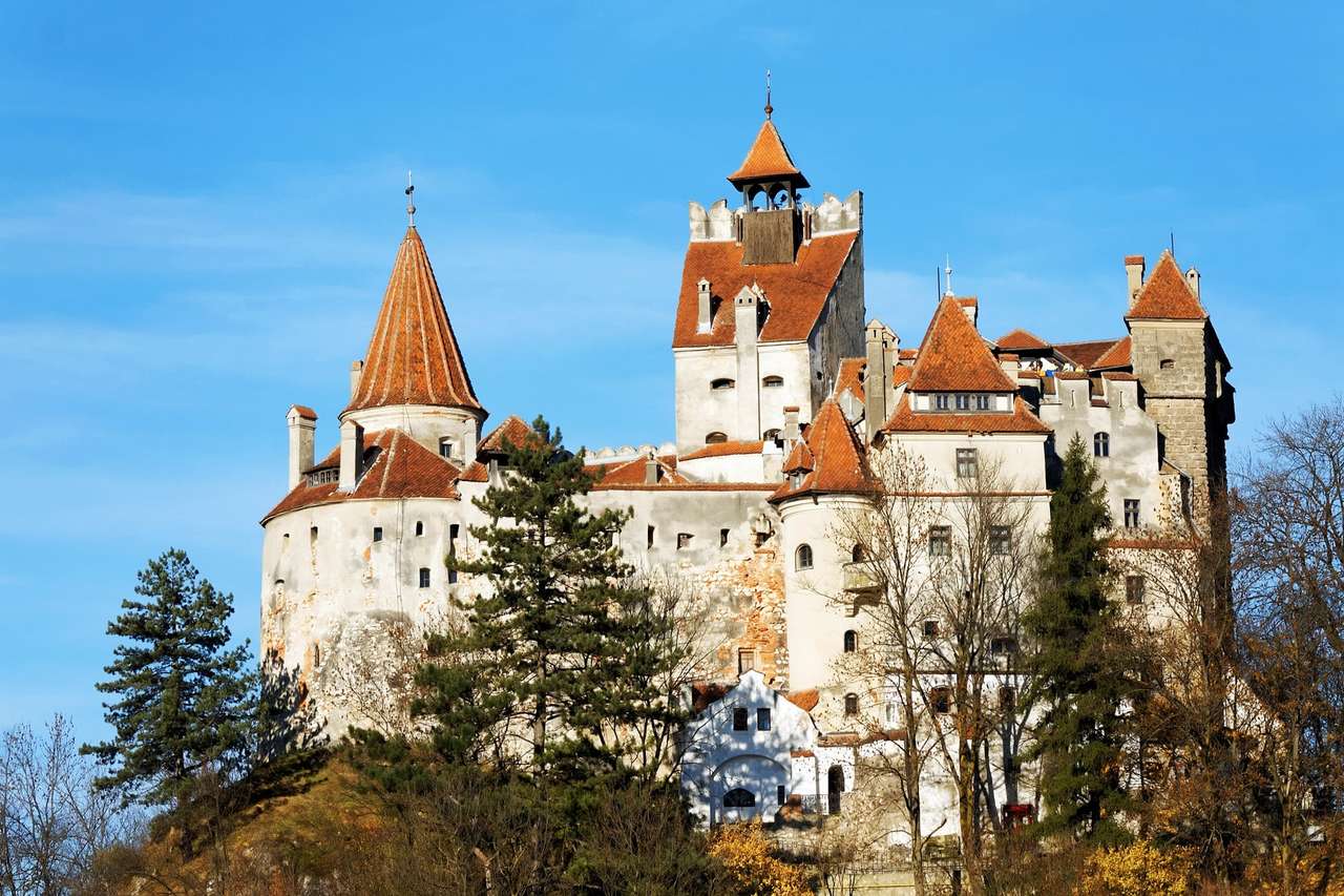 Замок Бран скласти пазл онлайн з фото