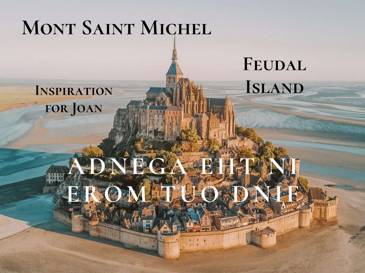 Mont Saint Michel puzzle en ligne à partir d'une photo