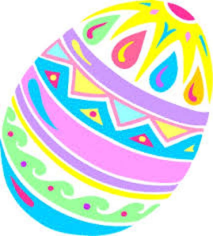 velikonoční vajíčko puzzle online z fotografie