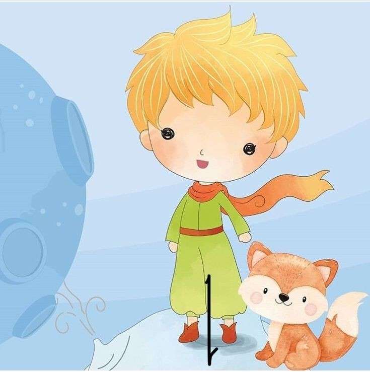 Il piccolo principe e la volpe puzzle online da foto