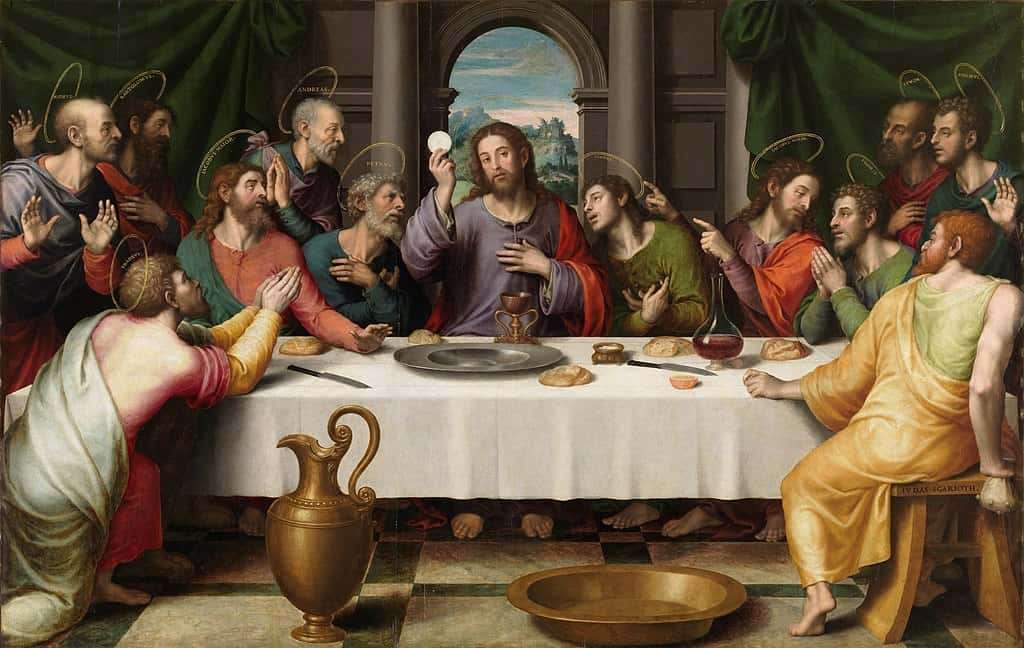 Ježíš a Poslední večeře online puzzle