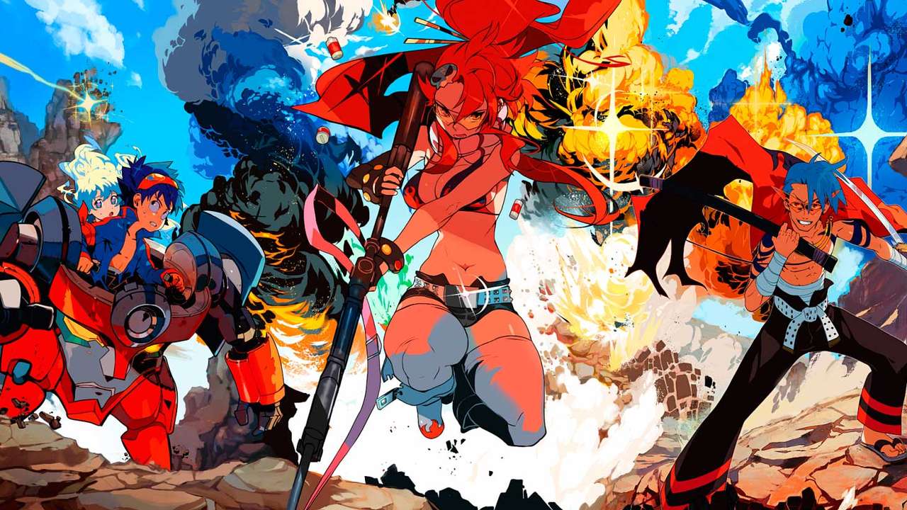 Gurren Lagann and Us puzzle online from photo