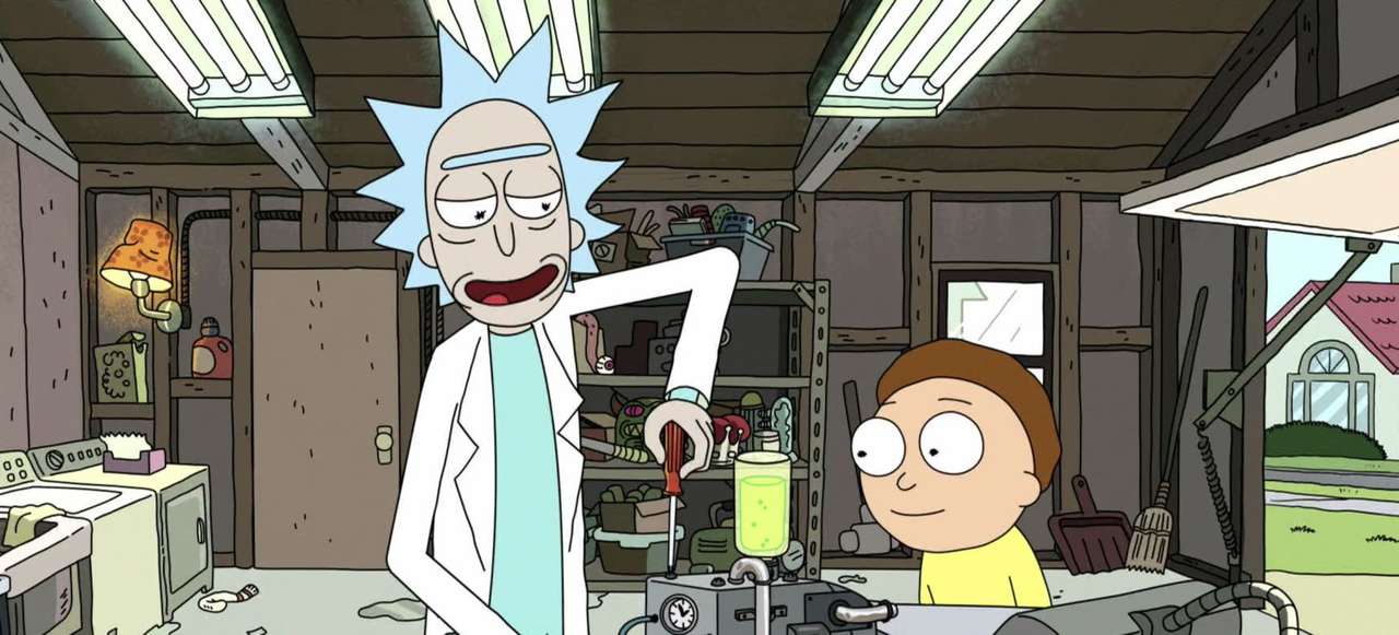 Rick a Morty online puzzle