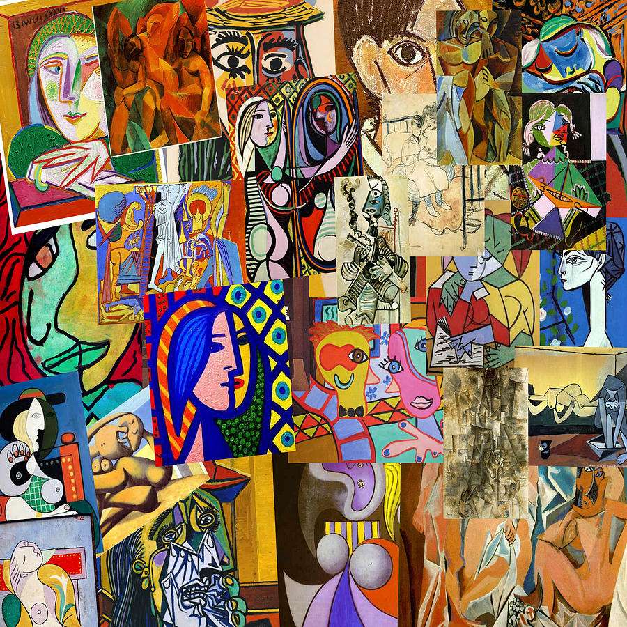 Opera de artă abstractă puzzle online