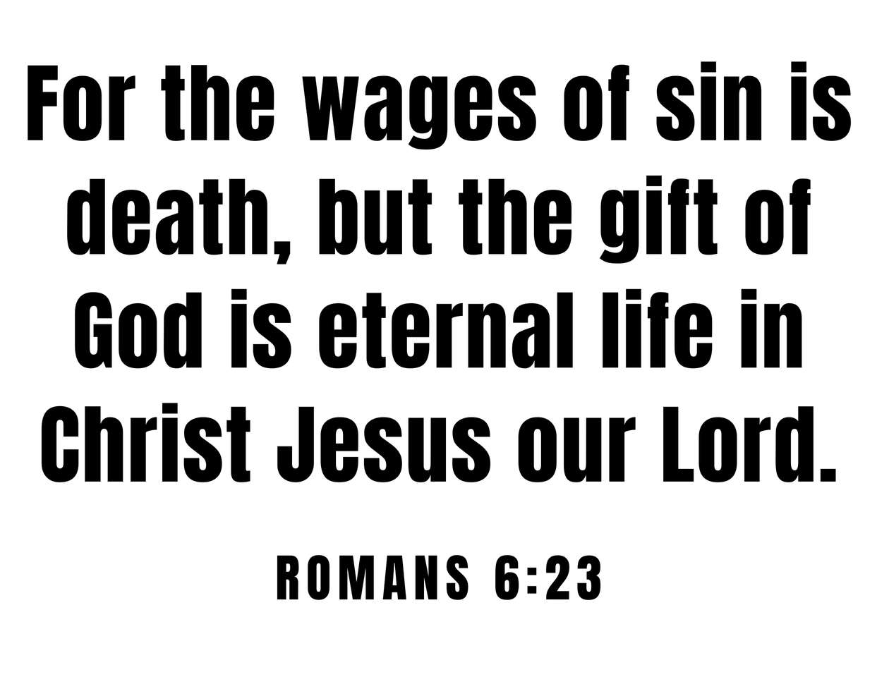 Римлянам 6:23 онлайн-пазл