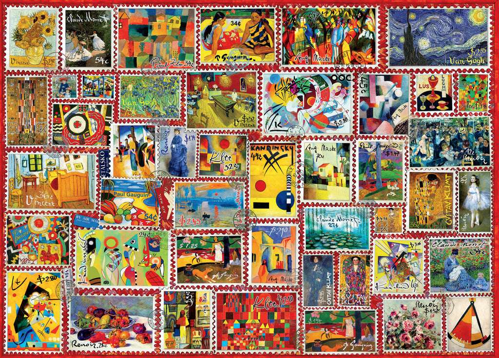 Eine Briefmarkensammlung Online-Puzzle