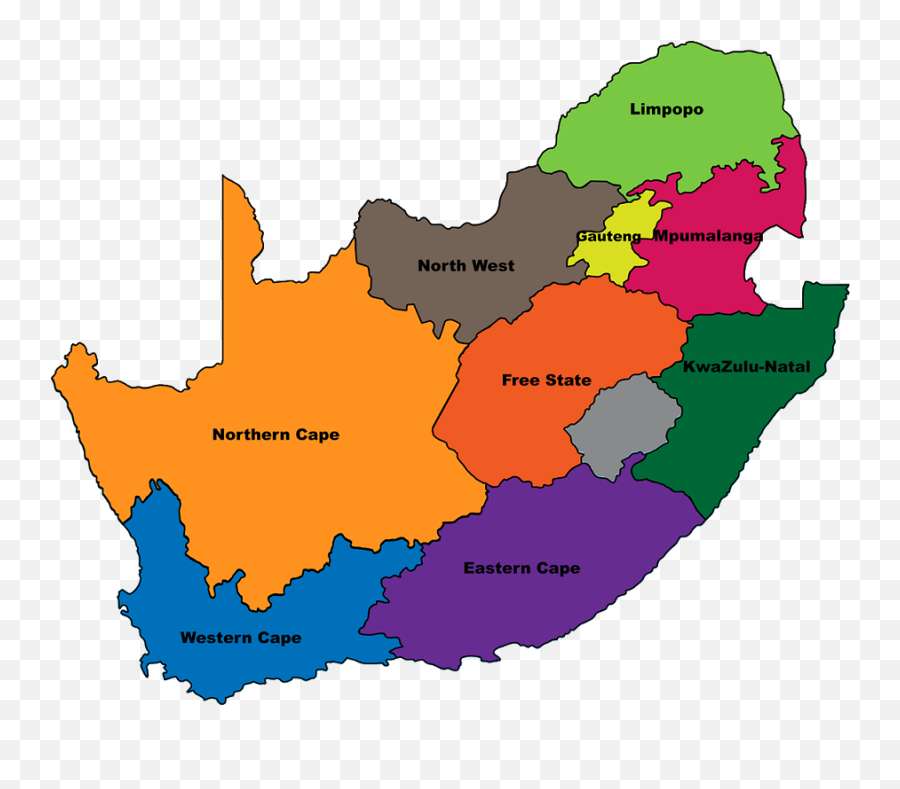 Sydafrikas provinser pussel online från foto